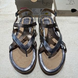 Born Concept Pewter Sandals